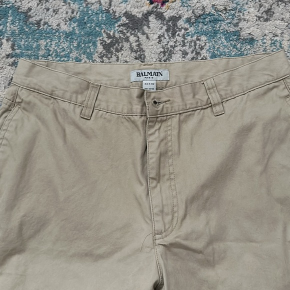 Balmain Khaki Pants 34x32 - Picture 2 of 4